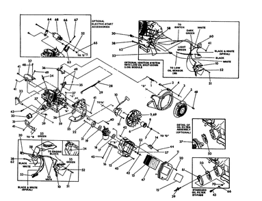 Engine Diagram and Parts List for 9765-0-MC  Briggs and Stratton Pressure Washer